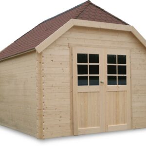 Abri de Jardin en Bois Limerick 11.56 m² - Structure Résistante et Elegante