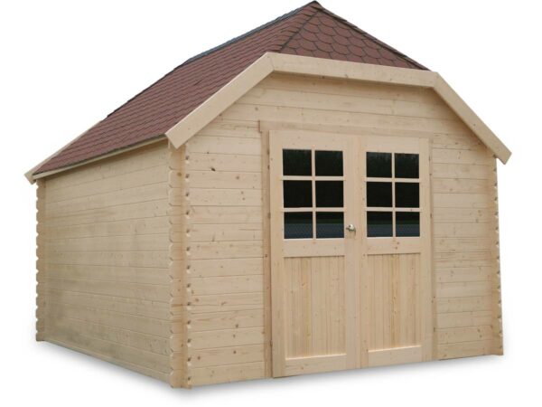 Abri de Jardin en Bois Limerick 11.56 m² - Structure Résistante et Elegante