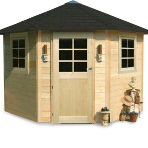 Abri de Jardin en Bois "Nancy" 5.70 m² – Structure solide, ventilation, et fenêtres oscillo-battant
