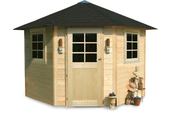 Abri de Jardin en Bois "Nancy" 5.70 m² – Structure solide, ventilation, et fenêtres oscillo-battant