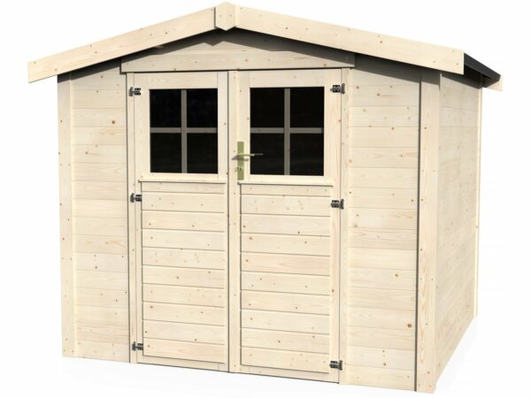 Abri de jardin en bois "Mareuil" 6.14 m² – Structure robuste, facile à monter