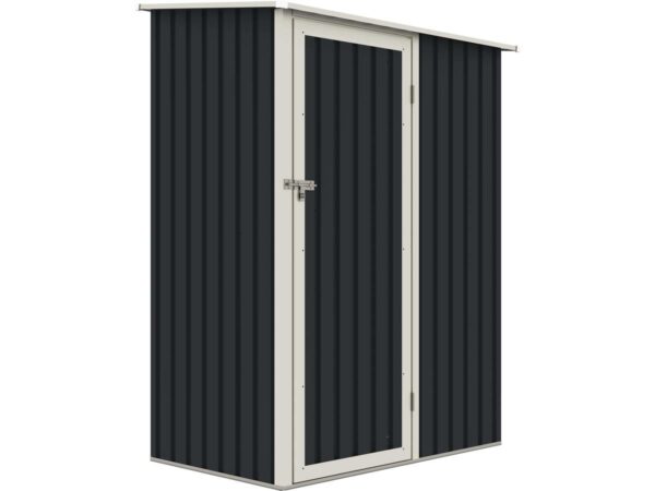 Abri de Jardin Métal Gris Vega II 1.35 m² - Résistant, Anti UV et Anti Corrosion