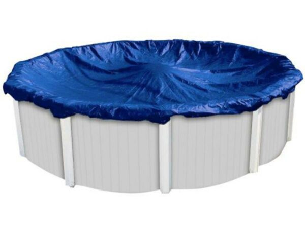 Bâche hiver ronde bleue pour piscine - Ø 3,60 m