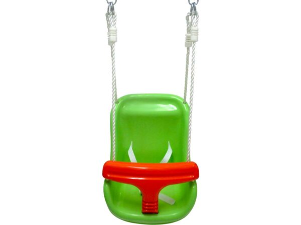 Siège Balançoire Bébé "Doudou" Vert - Résistant, Anti-UV et Facile à Fixer