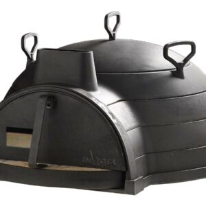 Four à bois à poser "Lo Goustaou" – 70x45x70 cm – Noir avec accessoires, homologué norme EN NF 1860-1