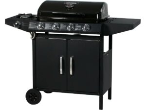 Barbecue gaz « Festa 5 » – 5 brûleurs dont 1 latéral – 12.9 Kw- Noir