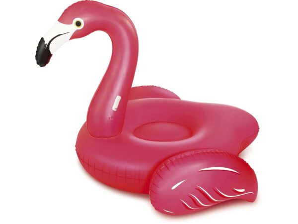 Bouée Gonflable Flamant Rose "Flamingo Lounge Giant" – 201 x 193 x 140 cm, Résistante et Confortable
