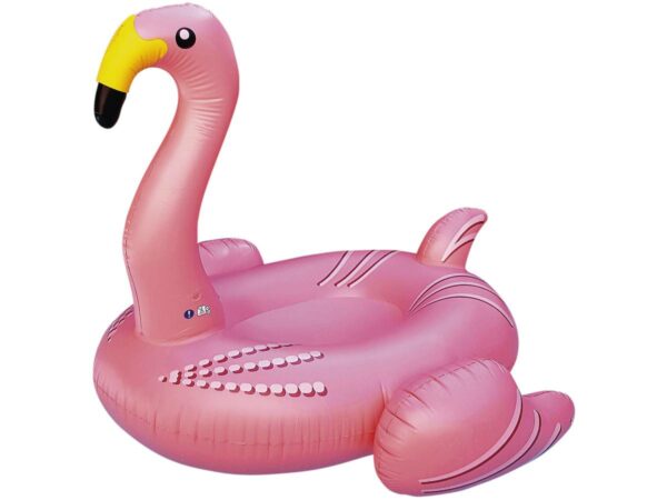 Bouée "Flamant rose géant" 182x143 cm - Accessoire de Piscine Coloré et Original