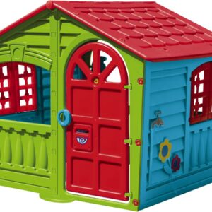 Cabane enfant en plastique "FUN" 1.40 x 1.11 x 1.15 m – Idéal pour l'aménagement extérieur et le jeux éducatifs