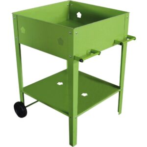 Table de Rempotage Métal "Laurier" - 55x55x80 cm - Verd