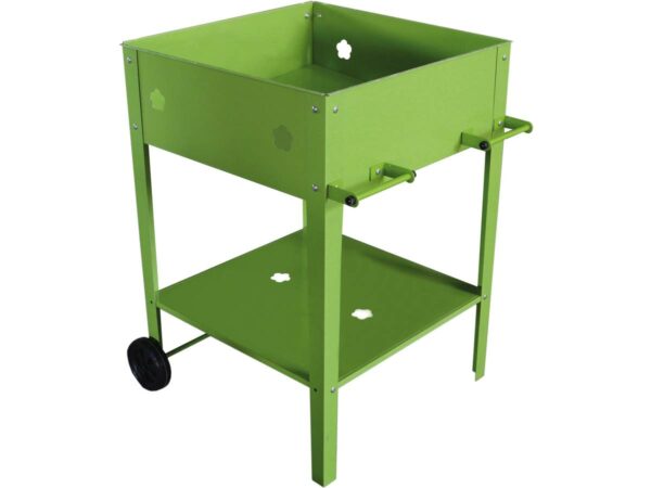 Table de Rempotage Métal "Laurier" - 55x55x80 cm - Verd