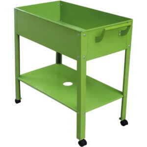 Table de Rempotage "Hibiscus" Vert 82x43x83 cm - Idéale pour Jardin et Bricolage