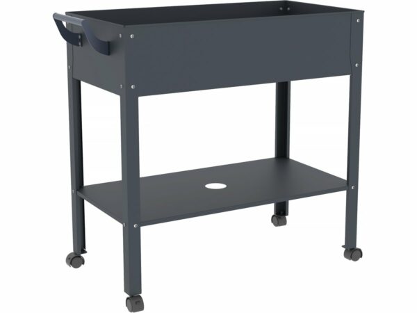 Table de Rempotage "Hibiscus" Anthracite - 82 x 43 x 83 cm - Pour Jardinage Facile et Pratique