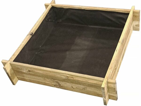 Carré Potager en Bois "Aneth" 80 x 80 x 10 cm – Facile à Monter, Durable et Écologique