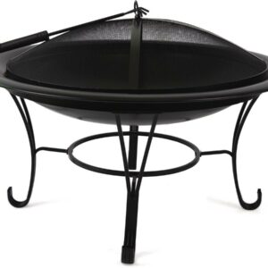 Chauffage d'extérieur Brasero 2 Ø 76 cm - Noir, Accès convivial et chaud pour votre espace extérieur