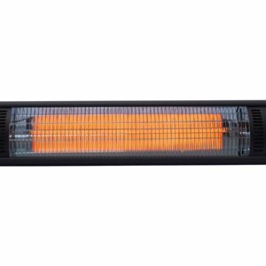 Chauffage électrique radiant en fibre de carbone "Bola" 2000W - Résistance extérieure IP55 - Noir