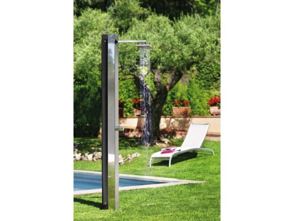 Douche solaire pour piscine "Niagara" 30L en acier inoxydable - Hauteur 215.7 cm