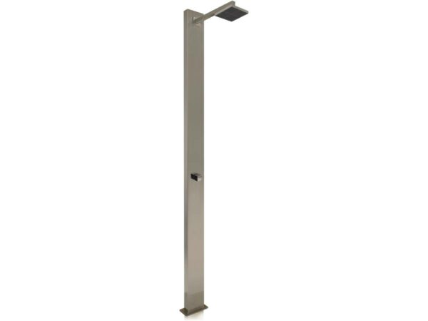Douche de piscine classique en acier inoxydable "Niagara" - Hauteur 215.7 cm