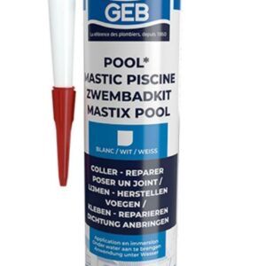 Mastic piscine blanc