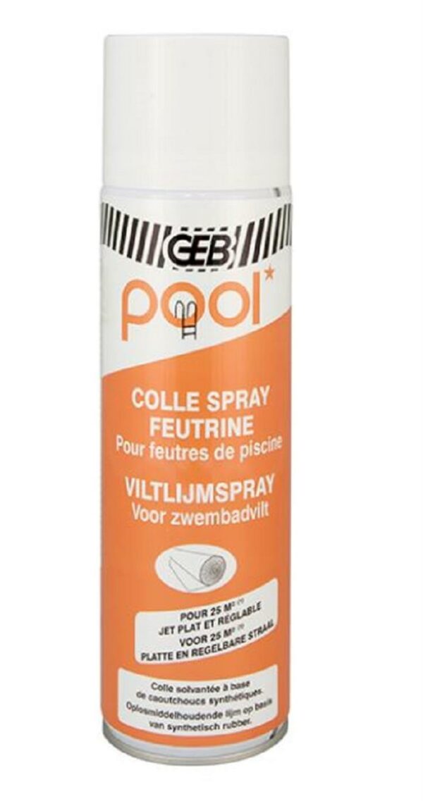 Pool colle spray feutrine (500 ml) - Colle aérosol pour feutres de piscine