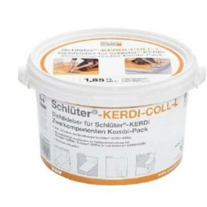 Colle d'étanchéité bi-composant pour raccords et joints singuliers-KERDI-COLL-L - Seau de 1,85 kg