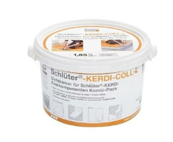 Colle d’étanchéité bi-composant pour raccords et joints singuliers-KERDI-COLL-L - Seau de 1,85 kg