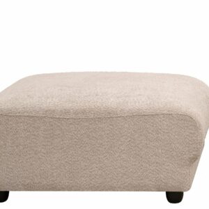 Ottoman modulable "Saint Germain" Beige - Repose-pieds, siège d'appoint et table basse