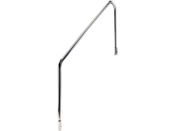 Lot de 2 sorties de bain pour piscine en inox, 122 cm - Fixation scellée - Résistance et durabilité