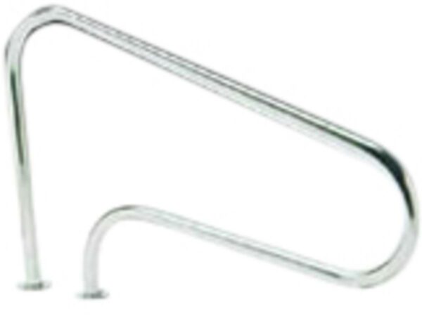Sorties de bain pour piscine en inox avec 2 ancrages extérieurs - 125x80 cm - A sceller