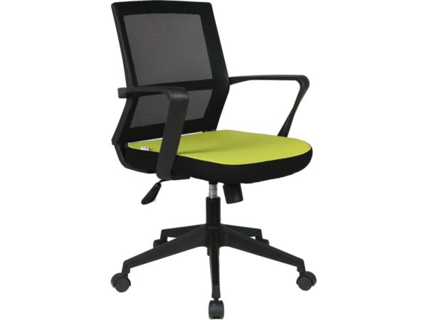 Fauteuil de Bureau à Roulettes "Philippe" Vert – Confort et Élégance pour votre Espace de Travail