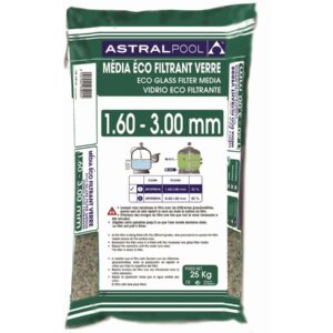 Verre Éco Filtrant 1.6 - 3 mm – Sac de 25 kg pour Rénovation et Aménagement