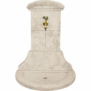 Fontaine "CHANTILLY" en Pierre Reconstituée – Élégance et Résistance pour votre Jardin – 60x42x94 cm