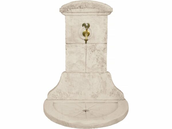 Fontaine "CHANTILLY" en Pierre Reconstituée – Élégance et Résistance pour votre Jardin – 60x42x94 cm