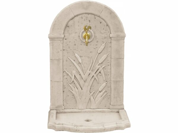 Fontaine "ROSEAU" en Pierre Reconstituée - Élégance et Résistance pour votre Jardin