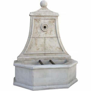 Fontaine "Baccarat" en Pierre Reconstituée - Élégance et Résistance pour Votre Jardin - 86x51x111 cm