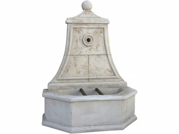 Fontaine "Baccarat" en Pierre Reconstituée - Élégance et Résistance pour Votre Jardin - 86x51x111 cm