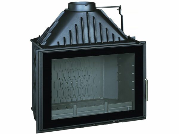 Foyer à Bûche 700 Grand Angle Volet – 12 kW, Design Moderne et Efficacité Élevée