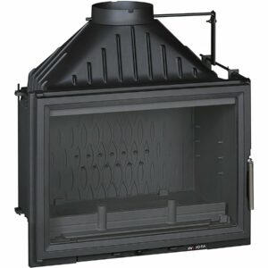 Foyer à bûches 700 Grande Vision Volet - 12 kW, Origine France Garantie, Prime Rénov