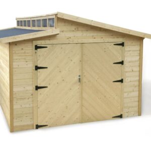 Garage en Bois "Torino" 20.88 m² - Structure solide, livraison facilitée