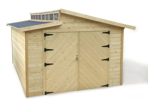 Garage en Bois "Torino" 20.88 m² - Structure solide, livraison facilitée