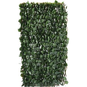 Clôture en Treillis de Saule "Fragon" 200x100cm Vert – Facile à Installer & Résistante
