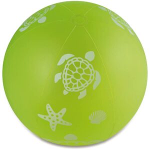 Ballon de plage phosphorescent 62 cm – Brille dans le Noir, Néon Coloré pour Enfants dès 3 Ans