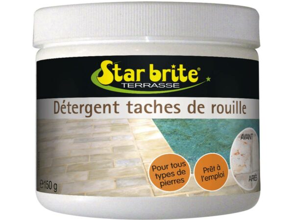 Nettoyant Terrasse en Pierres et Margelles de Piscine - 900 g, Efface Tâches & Désodorise, Biodégradable, Cover 80-100 m²