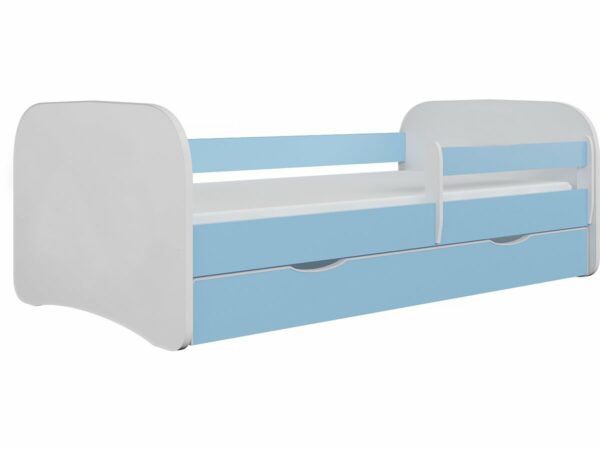 Lit Enfant "Babydreams" Bleu 160x80 cm avec Tiroir de Rangement - Sécurité et Modernité