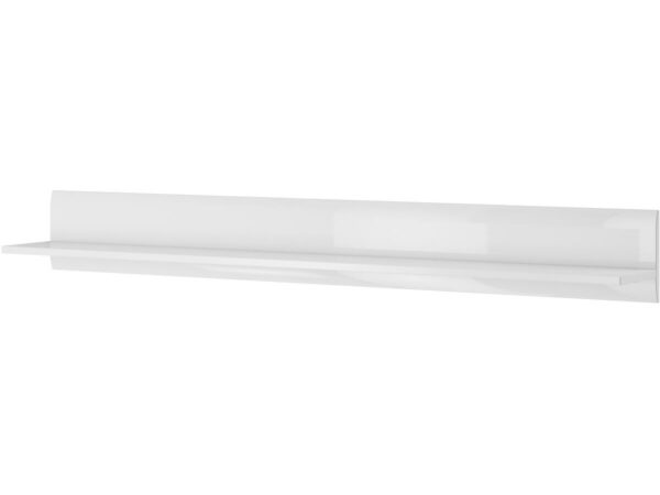 Étagère longue "TULSA WM" - 180 cm Blanc brillant, meuble de rangement compact