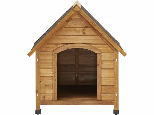 Niche pour chien "Doggy" en bois beige 77x82x88 cm - Résistante aux intempéries et facile à monter