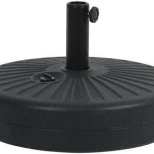 Dalle circulaire à lester pour parasol de jardin - Noir