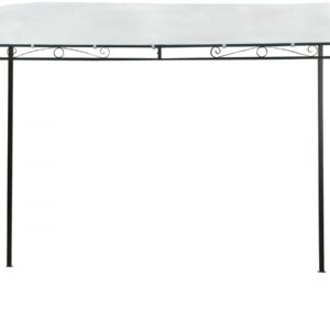 Pergola Inclinée en Métal Beige 3x2,5 m – Résistante, Anti-UV et Antirouille
