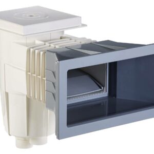 Skimmer standard 15 L "Parker" - Grande meurtrière - Gris | Matériel de piscine et rénovation