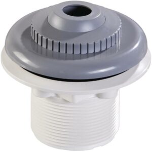 Bouche de Refoulement à Visser pour Piscine Liner "Parker" Gris Anthracite – Fixation Facile et Durable